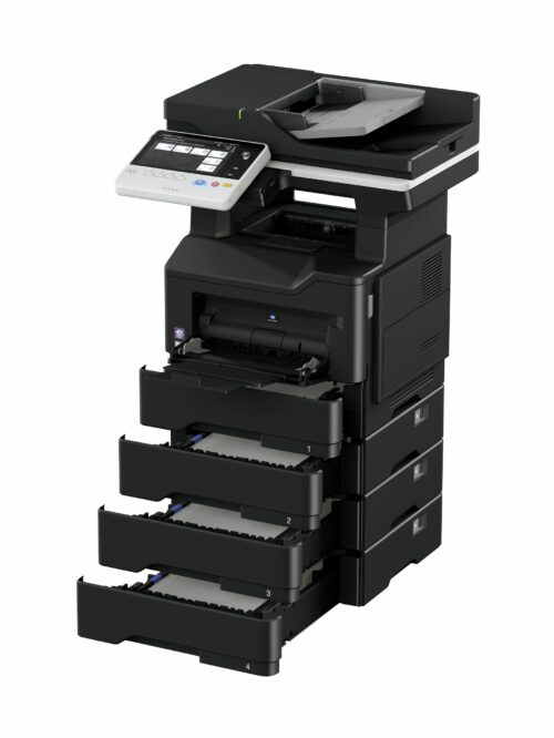 bizhub 4752 studio picture 3xPF-P16 manual bypass tray open